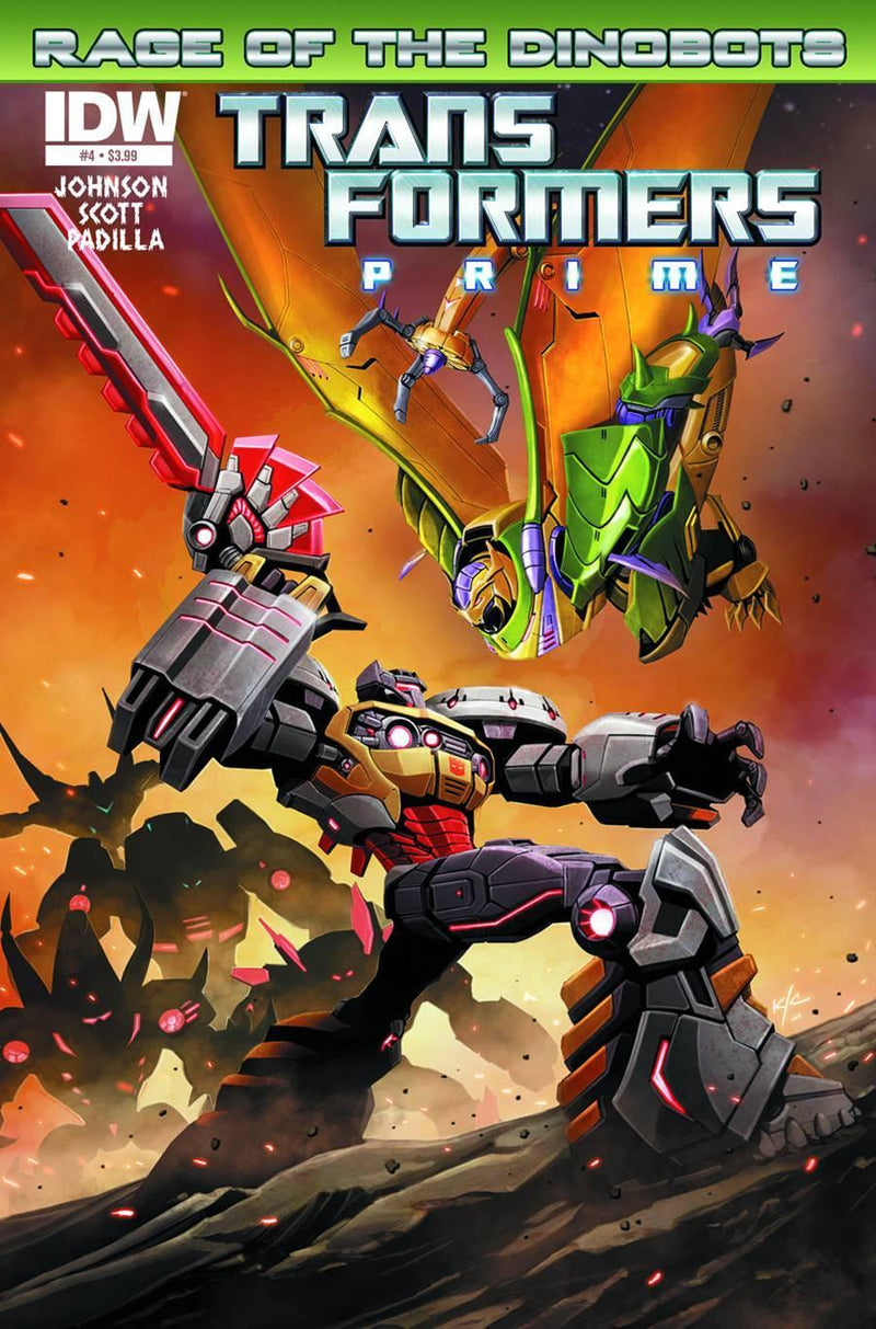 TRANSFORMERS PRIME RAGE OF THE DINOBOTS #4