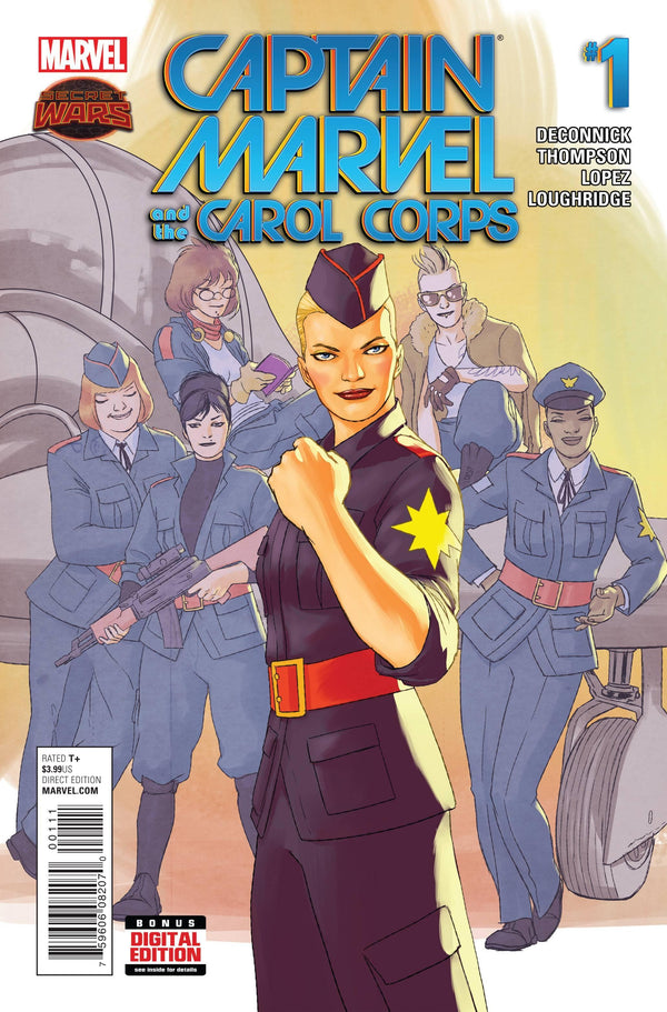 CAPTAIN MARVEL AND CAROL CORPS (2015) - SET OF FOUR