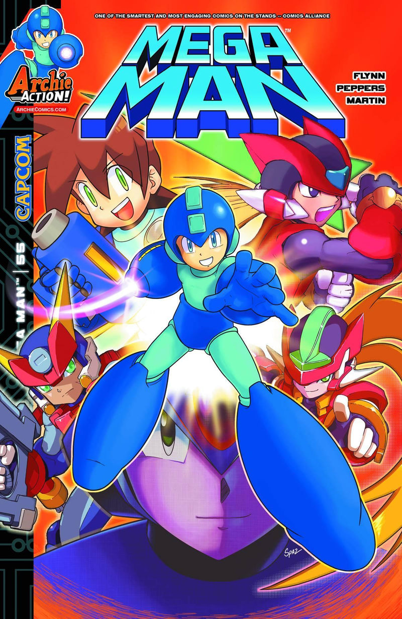 MEGA MAN VOL 2 #55 CVR A SPAZ