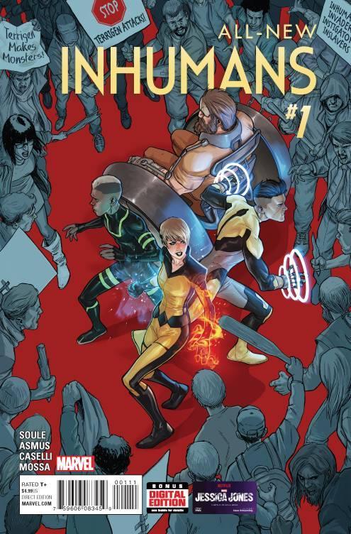 ALL NEW INHUMANS (2015) - INCOMPLETE SET OF TEN (MISSING ISSUE #9)
