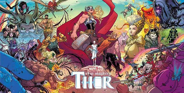 MIGHTY THOR #1 BY DAUTERMAN OVERSIZED VINYL POSTER