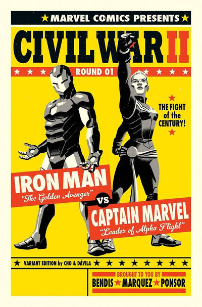 CIVIL WAR II #1 BY MICHAEL CHO POSTER
