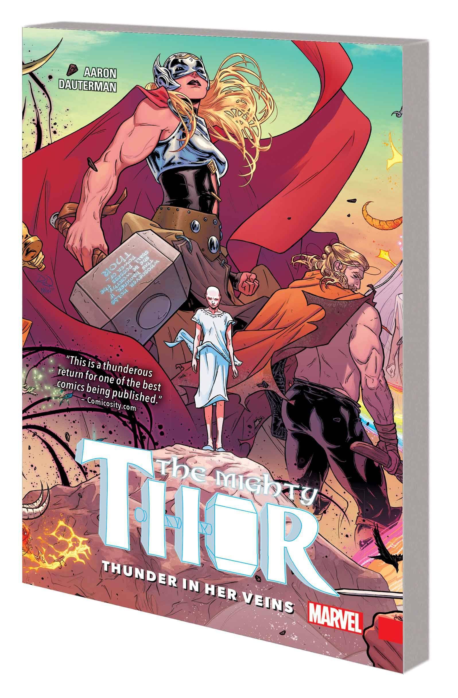 MIGHTY THOR TP VOL 01 THUNDER IN HER VEINS - Kings Comics