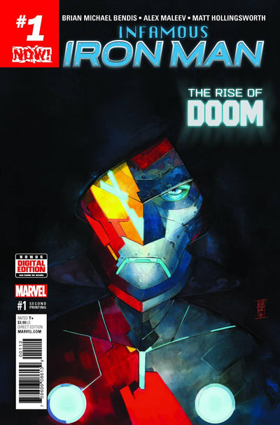 INFAMOUS IRON MAN (2016) #1 2ND PTG MALEEV VAR NOW (FN/VF)