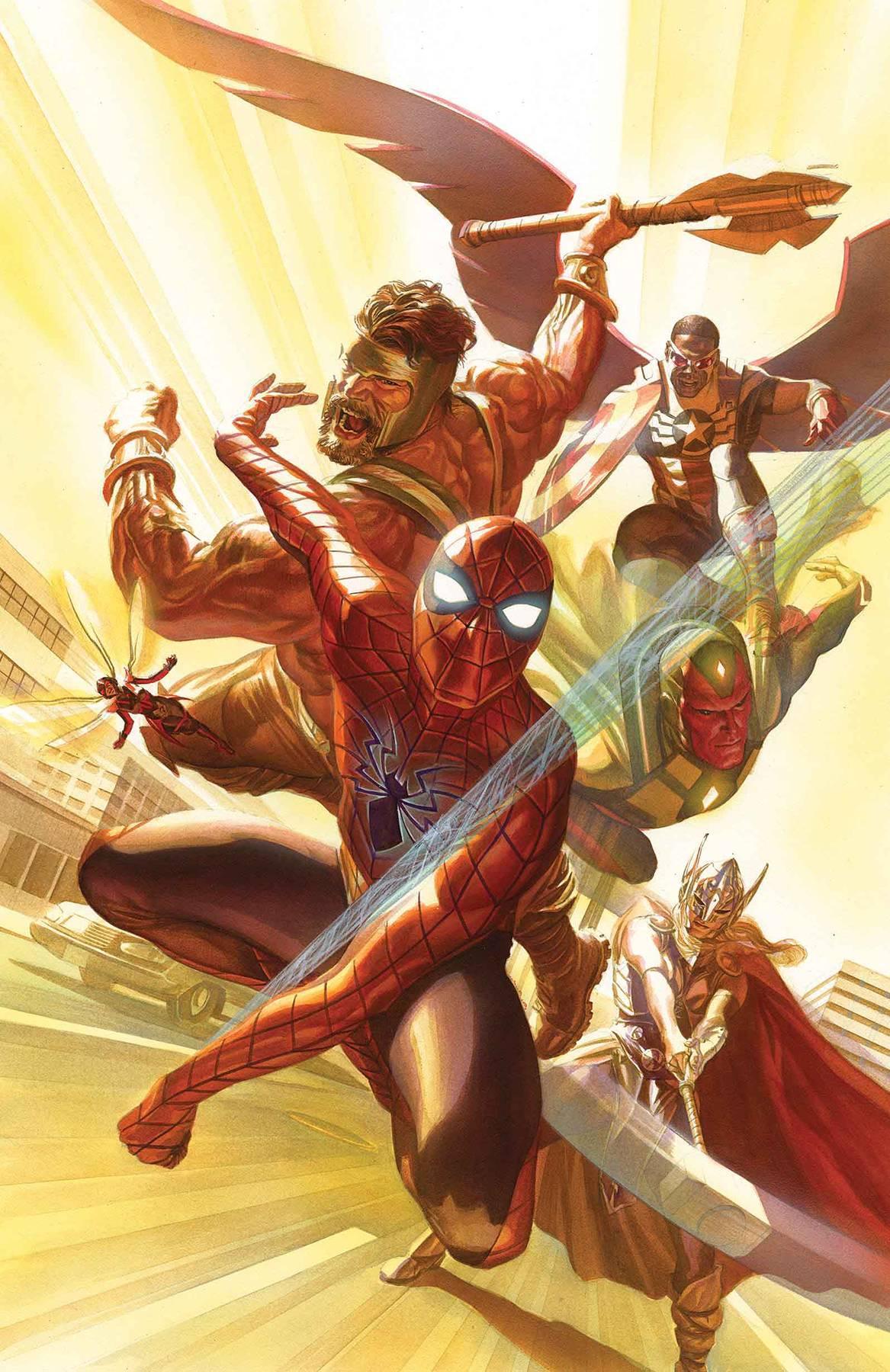 AVENGERS #4 BY ALEX ROSS POSTER - Kings Comics