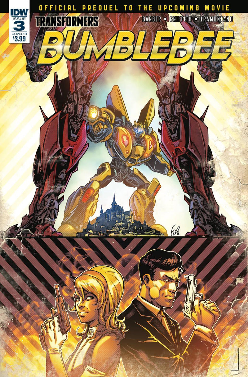 TRANSFORMERS BUMBLEBEE MOVIE PREQUEL #3 CVR B OSSIO