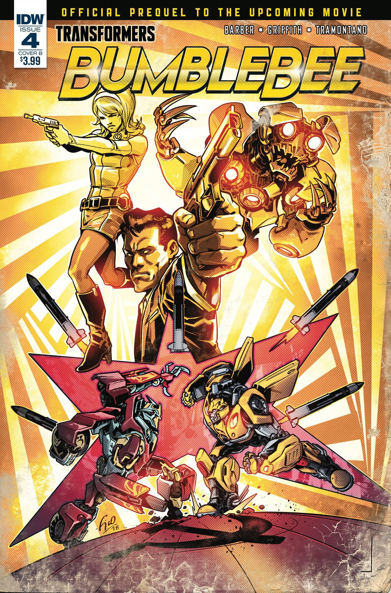 TRANSFORMERS BUMBLEBEE MOVIE PREQUEL #4 CVR B OSSIO