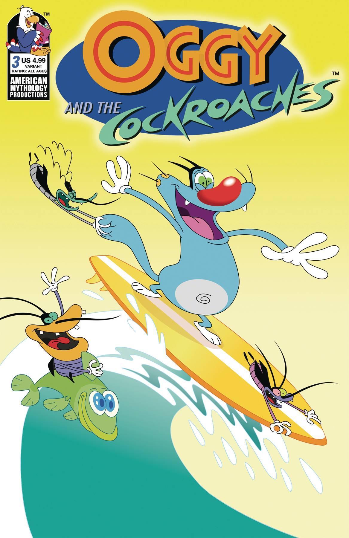 OGGY & THE COCKROACHES #3 CVR B SURFING ROACHES - Kings Comics