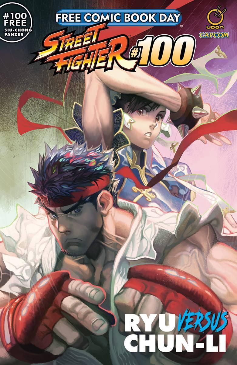 FCBD 2020 STREET FIGHTER #100 RYU VS CHUN LI - Kings Comics