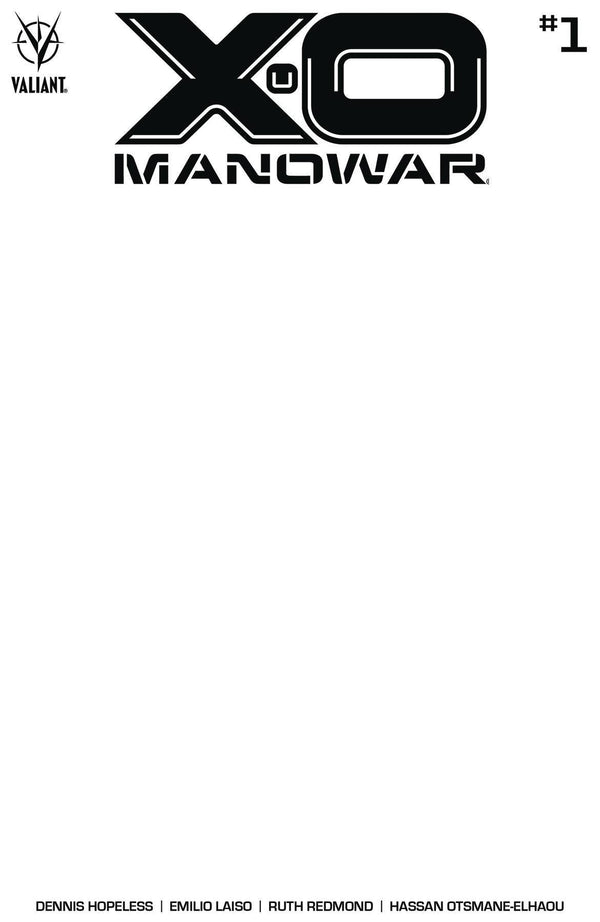 X-O MANOWAR VOL 5 #1 CVR E BLANK VAR - HAS FAULT SEE NOTES