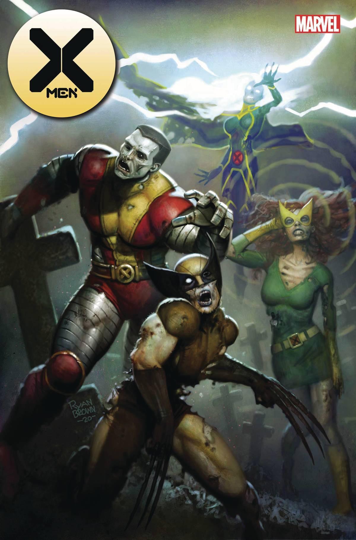 X-MEN VOL 5 (2019) #10 BROWN MARVEL ZOMBIES VAR EMP - Kings Comics