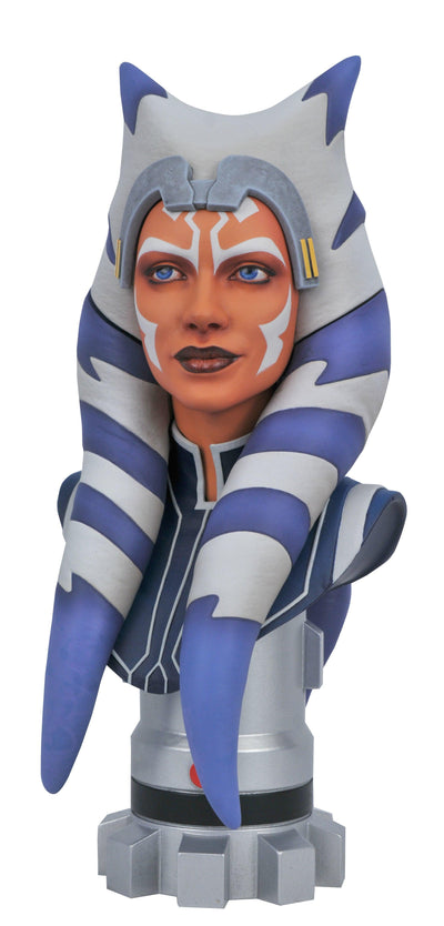 STAR WARS CLONE WARS LEGENDS IN 3D AHSOKA 1/2 SCALE BUST ARTIST'S PROOF EDITION