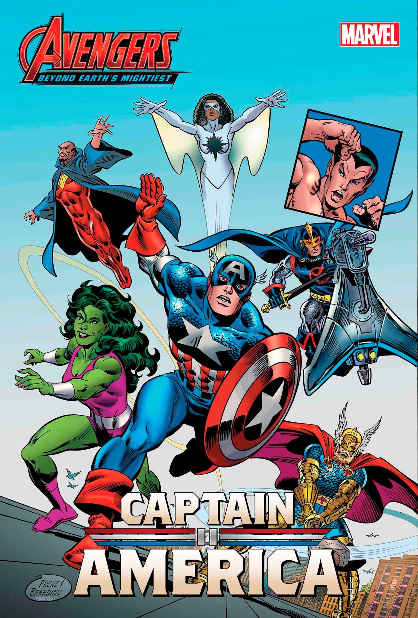 CAPTAIN AMERICA VOL 10 (2023) #3 RON FRENZ AVENGERS 60TH VAR - Kings Comics