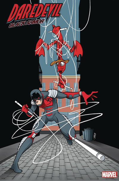 DAREDEVIL BLACK ARMOR (2023) #1 GUSTAVO DUARTE HOWARD DUCK VAR