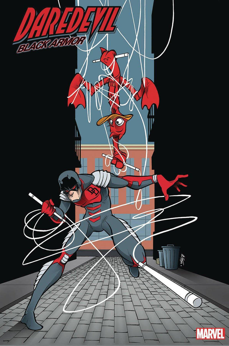 DAREDEVIL BLACK ARMOR (2023) #1 GUSTAVO DUARTE HOWARD DUCK VAR