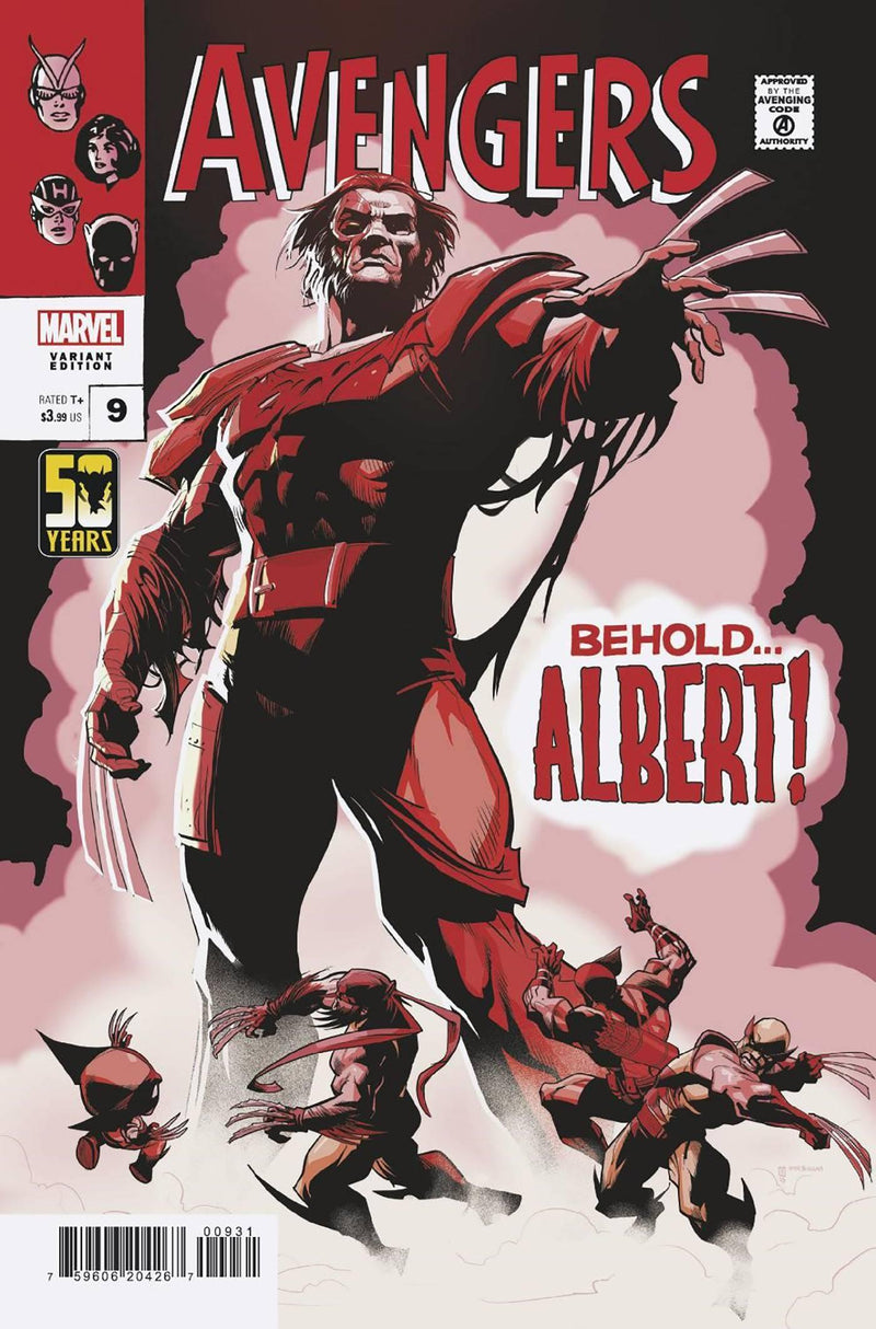 AVENGERS (2023) #9 PETE WOODS WOLVERINE WOLVERINE WOLVERINE VAR