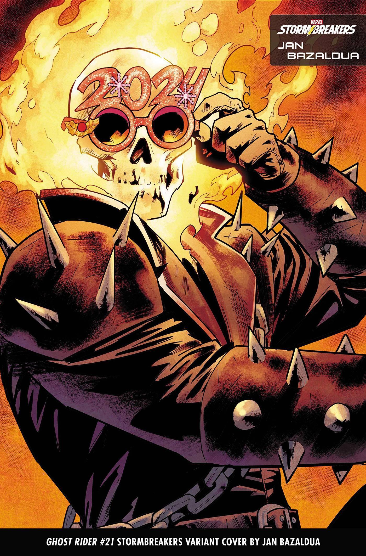 GHOST RIDER VOL 9 (2022) #21 JAN BAZALDUA STORMBREAKERS VAR - Kings Comics