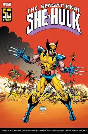 SENSATIONAL SHE-HULK VOL 2 (2023) #4 DAN JURGENS WOLVERINE WOLVERINE VAR