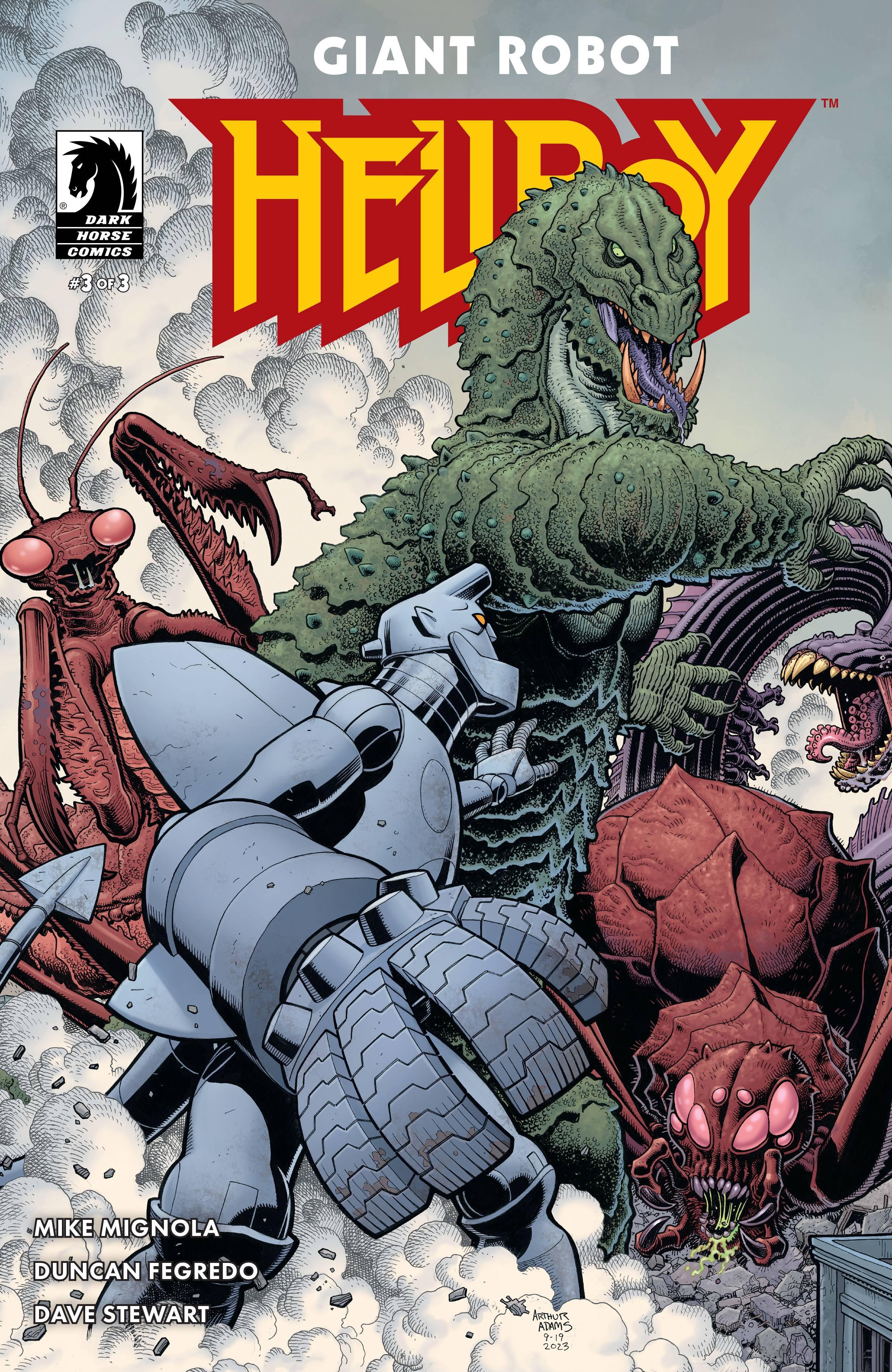 GIANT ROBOT HELLBOY (2023) #3 CVR B ADAMS - Kings Comics
