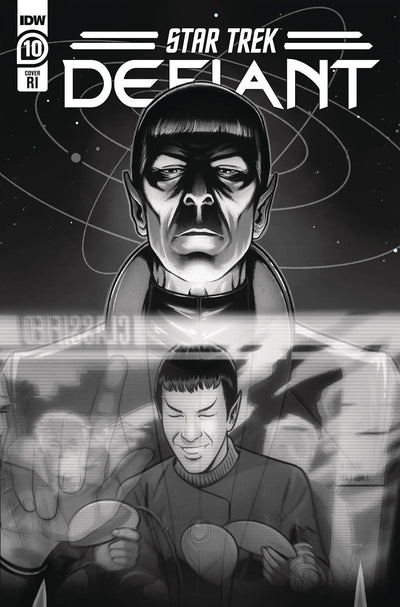 STAR TREK DEFIANT (2023) #10 CVR D FEEHAN 10 COPY B&W VAR