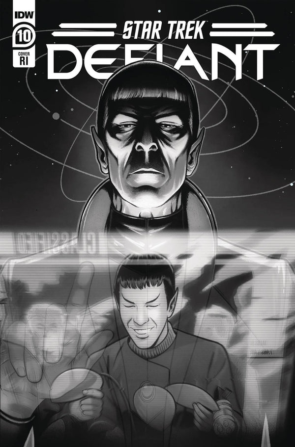 STAR TREK DEFIANT (2023) #10 CVR D FEEHAN 10 COPY B&W VAR