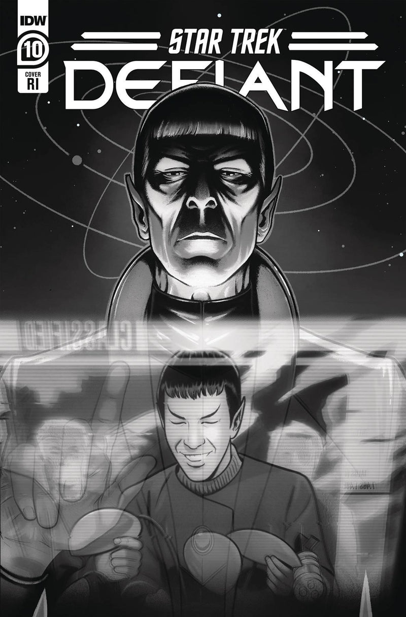 STAR TREK DEFIANT (2023) #10 CVR D FEEHAN 10 COPY B&W VAR