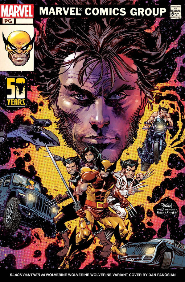 BLACK PANTHER VOL 9 (2023) #8 PANOSIAN WOLVERINE WOLVERINE WOLVERINE VAR