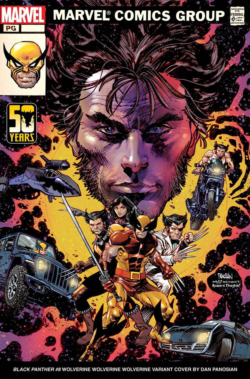 BLACK PANTHER VOL 9 (2023) #8 PANOSIAN WOLVERINE WOLVERINE WOLVERINE VAR