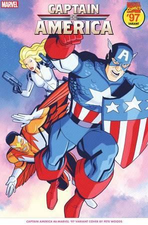 CAPTAIN AMERICA VOL 10 (2023) #6 PETE WOODS MARVEL 97 VAR - Kings Comics