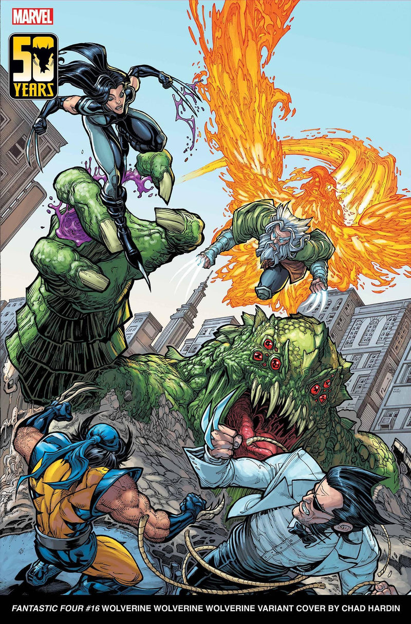 FANTASTIC FOUR VOL 7 (2022) #16 HARDIN WOLVERINE WOLVERINE WOLVERINE VAR