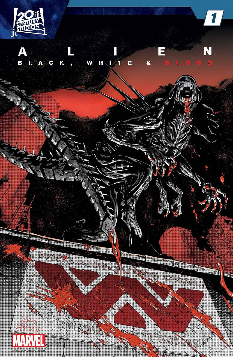 ALIEN BLACK WHITE BLOOD (2024) #1
