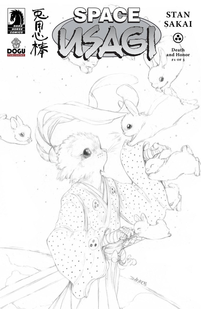 SPACE USAGI DEATH & HONOR (2023) #1 LCSD 2023 SKETCH MEYER VAR