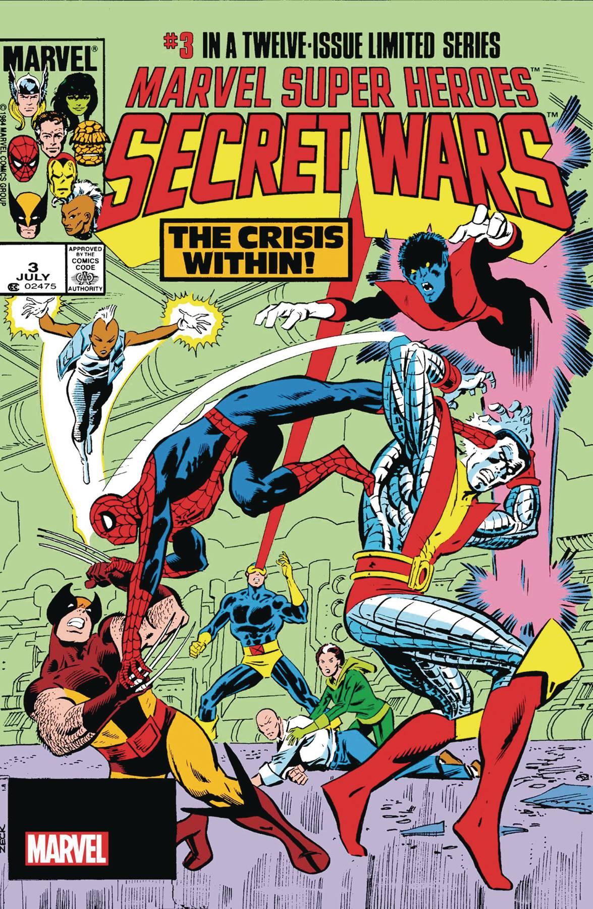 MARVEL SUPER HEROES SECRET WARS (1984) #3 FACSIMILE EDITION (2024) FOIL VAR - Kings Comics