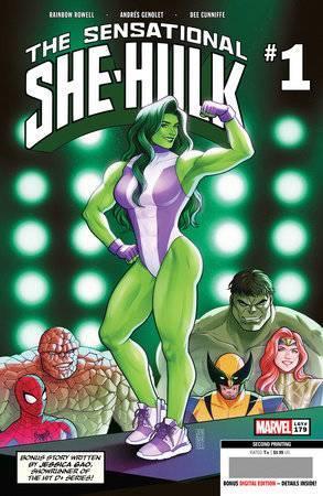 SENSATIONAL SHE-HULK VOL 2 (2023) #1 2ND PTG JEN BARTEL VAR