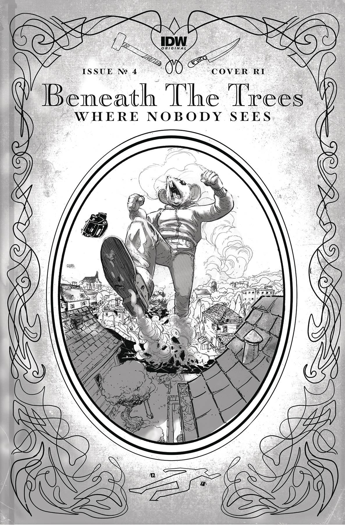 BENEATH TREES WHERE NOBODY SEES (2023) #4 CVR C 25 COPY ROSSMO B&W VAR - Kings Comics