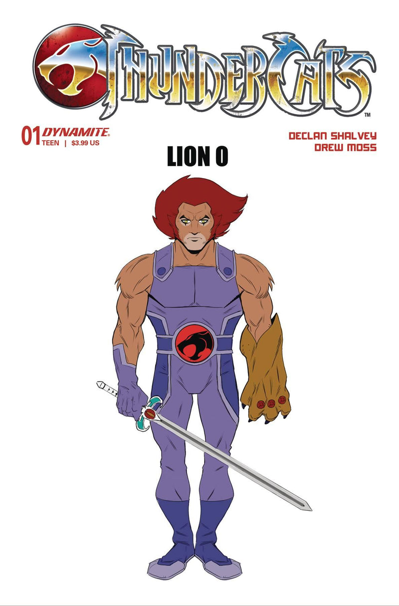THUNDERCATS (2024) #1 CVR P 10 COPY INCV MOSS LION O DESIGN ORIGINAL
