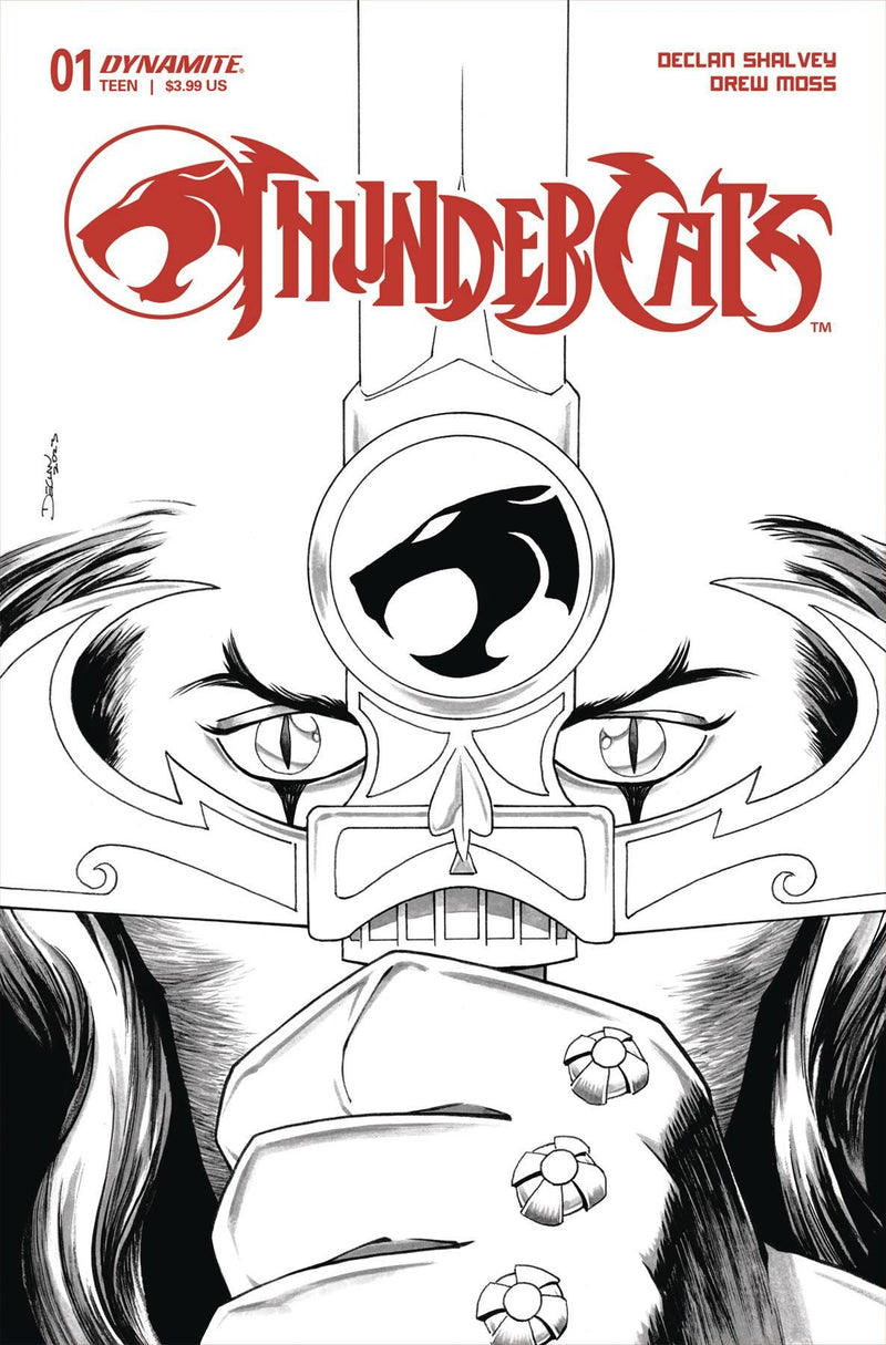 THUNDERCATS (2024) #1 CVR Q 10 COPY INCV SHALVEY LINE ART