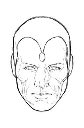 AVENGERS TWILIGHT (2024) #4 50 COPY INCH HEADSHOT SKETCH VIR VAR
