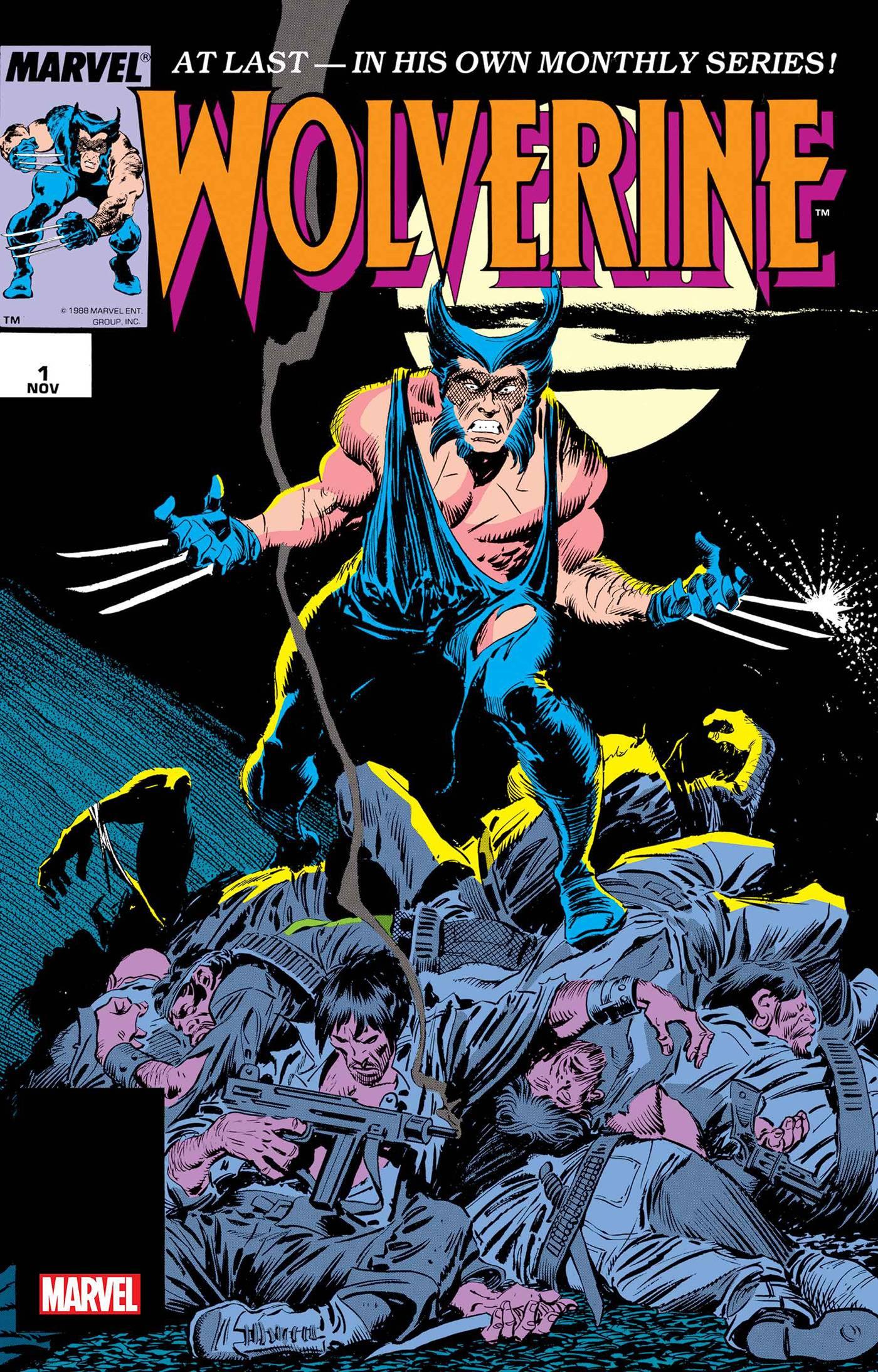 WOLVERINE (1988) #1 CLAREMONT & BUSCEMA FACSIMILE EDITION (2024) (NEW PTG) FOIL VAR - Kings Comics