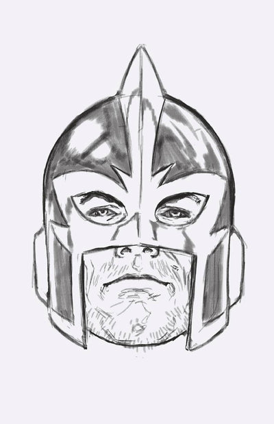 AVENGERS (2023) #11 50 COPY INCV BROOKS HEADSHOT SKETCH VIR VAR