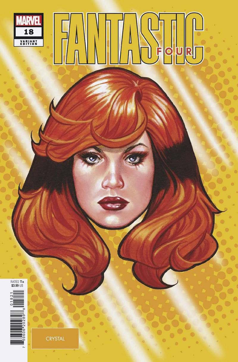 FANTASTIC FOUR VOL 7 (2022) #18 MARK BROOKS HEADSHOT VAR