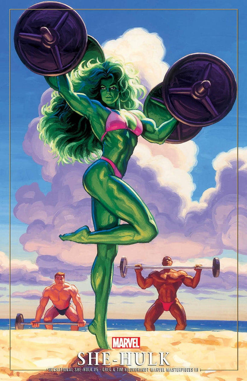 SENSATIONAL SHE-HULK VOL 2 (2023) #5 HILDEBRANDT MARVEL MASTERPIECES III VAR