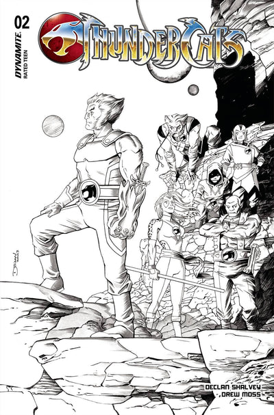 THUNDERCATS (2024) #2 CVR L 15 COPY INCV SHALVEY LINE ART
