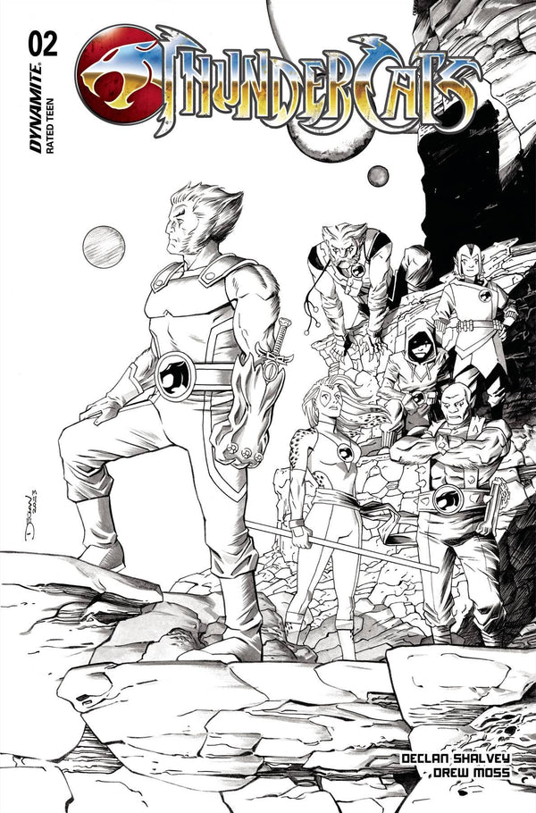 THUNDERCATS (2024) #2 CVR L 15 COPY INCV SHALVEY LINE ART