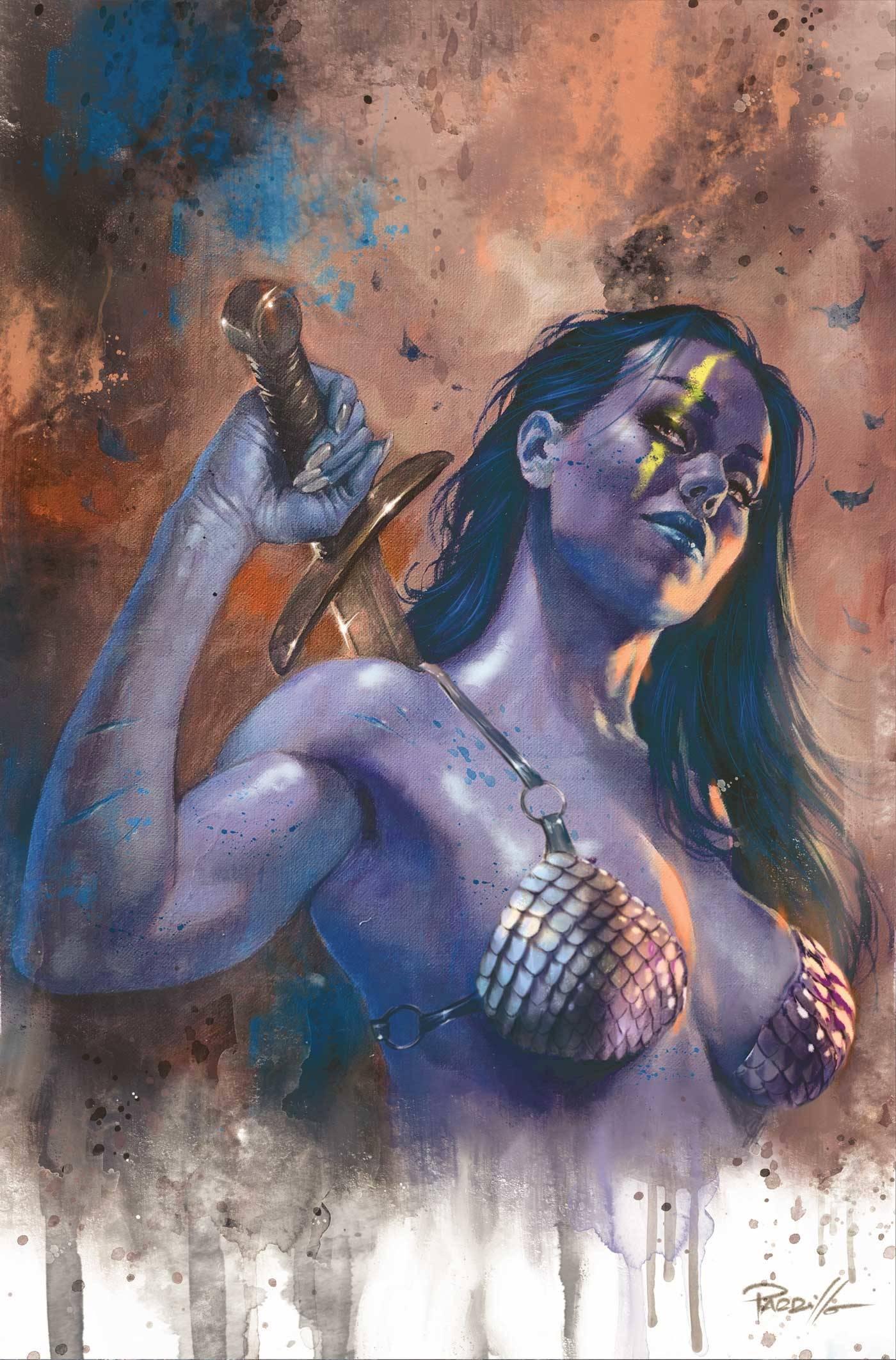 RED SONJA VOL 10 (2023) #7 CVR N 10 COPY FOC INCV PARRILLO ULTRAVIOLE - Kings Comics