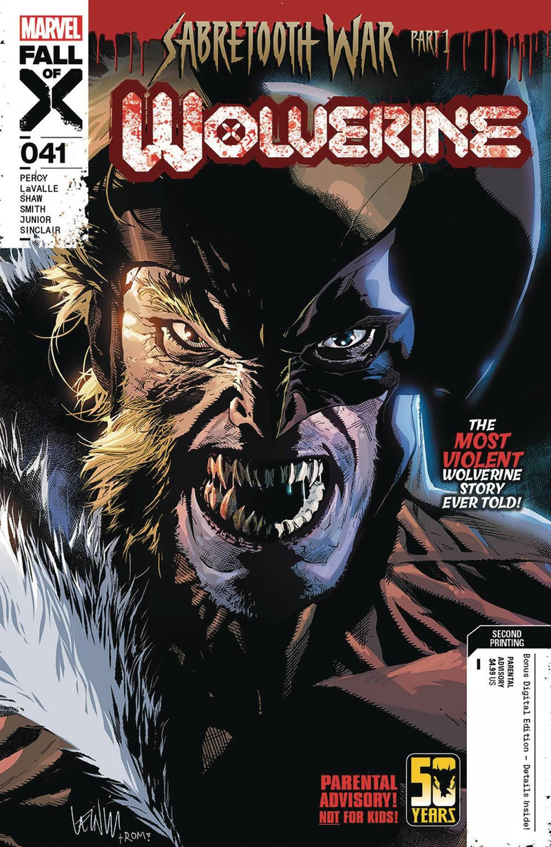 WOLVERINE (2020) #41 2ND PTG LEINIL YU VAR