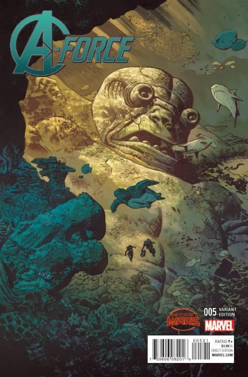 A-FORCE #5 SAUVAGE KIRBY MONSTER VAR