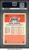 1986 FLEER MAGIC JOHNSON #53 LAKERS PSA 10