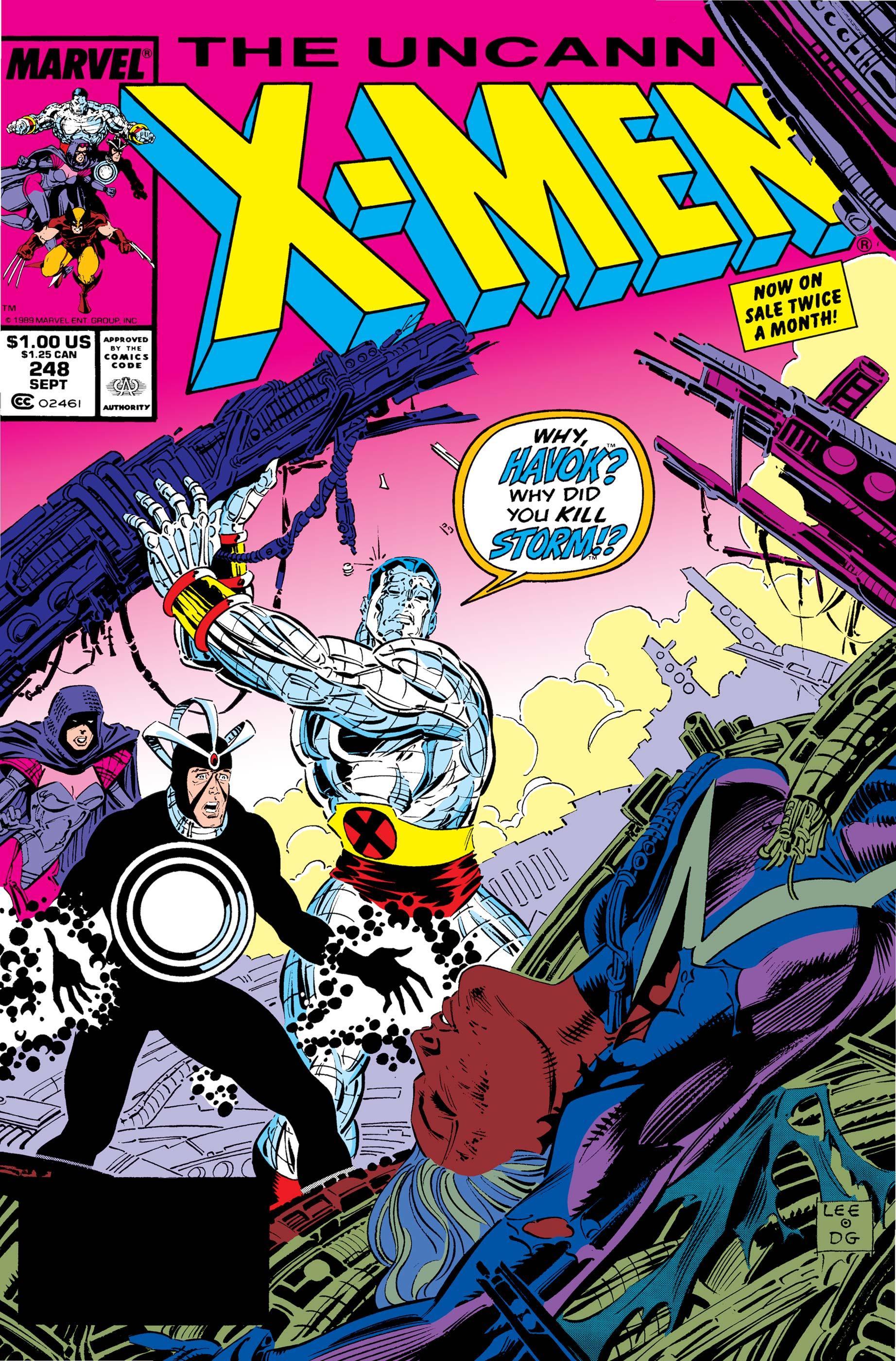 UNCANNY X-MEN (1963) #248 (VF/NM) - 1ST JIM LEE X-MEN ART - Kings Comics