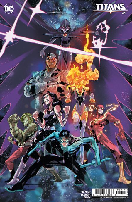 TITANS VOL 4 (2023) #8 CVR F INC 1:25 RICARDO LOPEZ ORTIZ CARD STOCK VAR